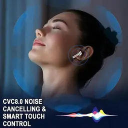 Бездротові навушники Jxrev J53 Bluetooth 5.3 з шумопоглинанням - мініатюра 5