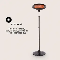 Інфрачервоний обігрівач Blumfeldt Hot Roddy (2,0 кВт) - мініатюра 3