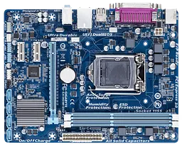 Материнська плата Gigabyte GA-H61M-DS2 LGA 1155 (GA-H61M-DS2) Б/В