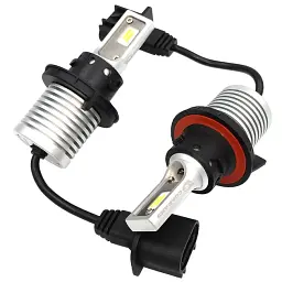 Комплект світлодіодних ламп Guarand V12X H13 H/L CSP 5500k 6000Lm 40w 12-24v - мініатюра 2