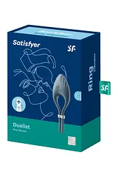 Ерекційне віброкільце-ласо Satisfyer Duelist Dark Blue, 10 режимів, потужний мотор - мініатюра 6