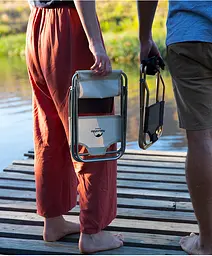 Стілець розкладний Naturehike MZ01 NH18M001-Z, чорний - мініатюра 7
