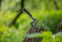 Сокира Neo Tools універсальна руків'я сталева з паракордом M10 M13 M16 26см 266г нейлоновий чохол (63-118) - мініатюра 6
