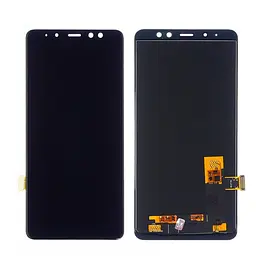Дисплей для Samsung A730 Galaxy A8 Plus 2018 з чорним тачскрином, з регульованою підсвіткою