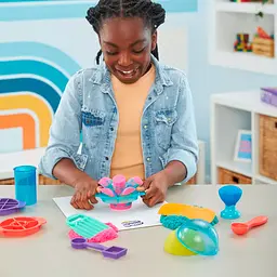 Набір піску для дитячої творчості Kinetic Sand Кольорові пригоди 3 кольори 907 г (71647) - мініатюра 9