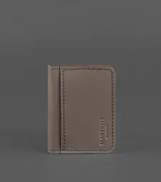 Шкіряна обкладинка для ID-паспорта і водійського повсідчення 4.0 темно-бежева