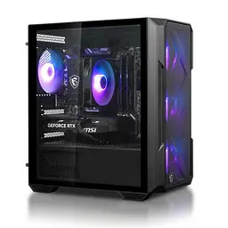 Комп'ютер Dragon Lucky Shadow Powered_by MSI (RTX 5070 TI+R7 7700) Black / AMD Ryzen 7 7700 (3.8-5.3), 8 ядер / NVIDIA GeForce RTX 5070 Ti / 32 ГБ (DDR5) / 1024 ГБ (SSD) - мініатюра 2