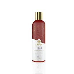 Натуральна масажна олія Dona Relax Lavender & Tahitian Vanilla (120 мл) з ефірними оліями