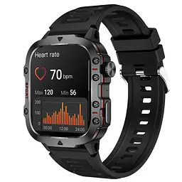 Смарт-годинник Smart Expert Nano Rubber 2 ремінці Чорний (3204) - мініатюра 6