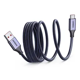 Кабель UGREEN L521 магнітний USB-A - USB-C 100 Вт 1 м темно-синій (55518)