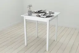 Стіл кухонний Ferrum-decor Дієго 75x70x70 Білий ДСП Білий 16мм (FRD-106293) - мініатюра 4