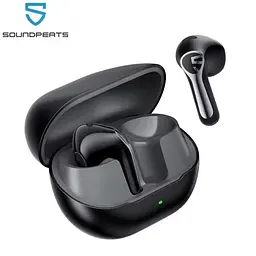 Бездротові навушники TWS SOUNDPEATS Air6 HS з Bluetooth 6.0 та Hi-Res Audio (Чорний) - мініатюра 2