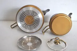 Двоярусний чайник O.M.S. Collection 8200-XL Gold (1,8/3,75 л.) - мініатюра 4