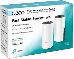 Маршрутизатор TP-LINK Deco M4 (2-pack) MESH система WiFi5 / AC1200 / 1 Гбіт/с - мініатюра 6