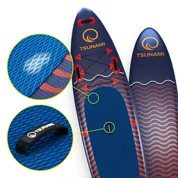 Надувна SUP дошка TSUNAMI 350 см із веслом Wave T05 (P-5907739314246) - мініатюра 4