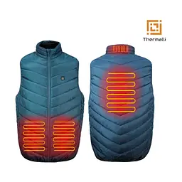 Жилет з підігрівом Thermalli Val Cenis синій XXL (10100105-44XXL) - мініатюра 4