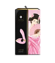 Вагінально-кліторальний вібратор Shunga Soyo Light Pink - мініатюра 7