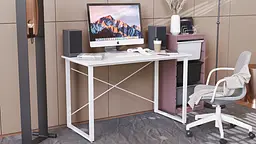 Комп'ютерний стіл Ferrum-decor Дейв 75x120x70 білий ДСП Білий 16мм (FRD-102176) - мініатюра 4