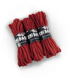 Хлопковая веревка для Шибари Feral Feelings Shibari Rope, 8 м, красная - миниатюра 2