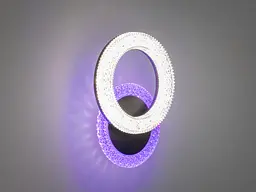 Бра настінне LED Diasha 2203/1BK 2203, 22W, чорний, сучасний стиль для коридору, вітальні, спальні - мініатюра 2