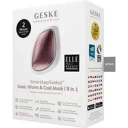 Уцінка. Звукова маска тепло та холод GESKE Sonic Warm & Cool Mask 9 в 1 пудрова  - мініатюра 7