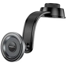 Автотримач Borofone BH123 Profit magnetic (center console) Black/Metal gray