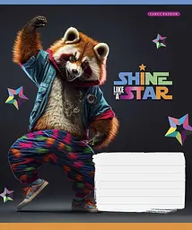 Зошит загальний Школярик Dance star у клітинку 24 аркушів 25 шт. (024-3276K) - мініатюра 2