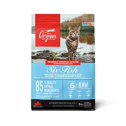 Сухий корм для кошенят та котів Orijen Six Fish Cat & Kitten з рибою 1.8 кг o28118