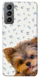 TPU чохол Demsky Cute Yorkie для Samsung Galaxy S21 FE