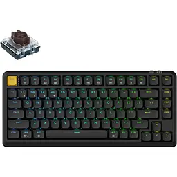 Клавіатура Keychron J1 82 Key K Pro Brown Switch RGB Black (J1-H3-UA) [159744]