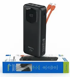 Портативний повербанк ACL PW-140 Power bank 20000 мАг Чорний (2104618844) - мініатюра 4