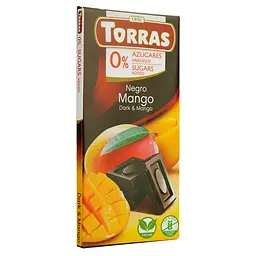 Шоколад чорний Torras з манго без цукру 75 г - мініатюра 2