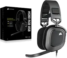 Навушники Corsair HS80 RGB USB Headset Carbon (CA-9011237-EU) - мініатюра 7