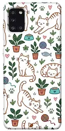TPU чохол Demsky Cats pattern для Samsung Galaxy A31