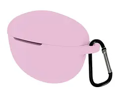 Чохол-накладка DK Silicone Candy Friendly з карабіном для Huawei FreeBuds 4i (pink) - мініатюра 2