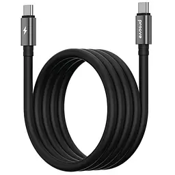 Кабель Proove Magneto Type-C to Type-C 60W (1m) black - мініатюра 3
