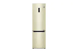 Холодильник LG GA-B509MEQZ 203х68х60см 2 дв холодильне відділення 277 л морозильне відділення 107 л A++ NF Лін Диспл зовнішній Бежевий (GA-B509MEQZ)