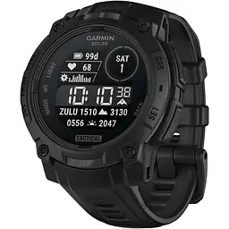 Смарт-годинник Garmin Instinct 3 Solar 45mm Tactical Edition Black with Black Band (010-02934-50) [137249]