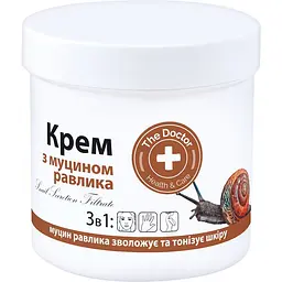 Крем для обличчя та тіла Домашний Доктор з муцином равлики 250 мл