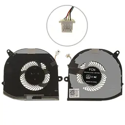 Вентилятор для ноутбука DELL XPS 15, 9570 (CPU+GPU FAN) (08YY9+TK9J1) (Кулер) - мініатюра 2