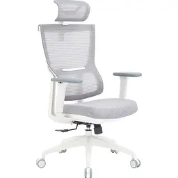 Офісне крісло OfficePro Elegant OC600-W-LG-LG White/Light Gray [148651] - мініатюра 3