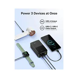 Батарея універсальна Baseus EnerFill FC51 Bipow2 Pro 30000mAh 22,5W build cab.USB-C black (E0028100) - мініатюра 6