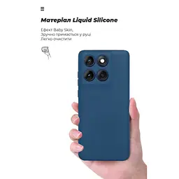 Чохол до мобільного телефона Armorstandart Motorola Edge 60 5G Camera cover Dark Blue (ARM85877) - мініатюра 7