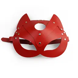 Маска кішки Art of Sex Cat Mask, червона - мініатюра 1