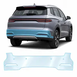 Антигравійна захисна бронеплівка за лекалами для BYD Song Pro I facelift 2023- задній бампер