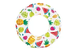 Надувне дитяче коло для плавання Intex Lively Print Swim Ring 59241 діаметр 61 см - мініатюра 3