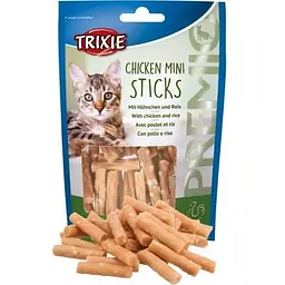 Ласощі для котів Trixie Premio Chicken Mini Sticks Мініпалички з куркою та рисом 50 г - мініатюра 3