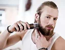 Тример Remington Beard Kit, для бороди та вусів, акум., насадок-2, ножиці, щітка у компл., титан.напив., коричневий - мініатюра 3
