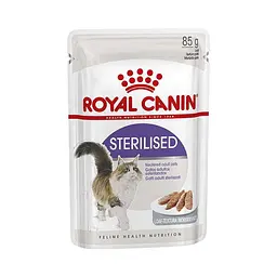 Уцінка. Набір вологого корму для дорослих стерилізованих кішок Royal Canin Sterilised Loaf паштет 1.02 кг (12 шт. х 85 г)  - мініатюра 2