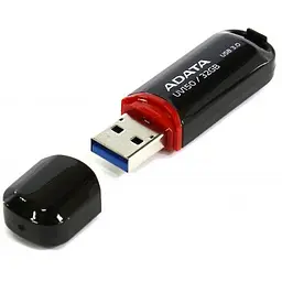 USB флеш накопичувач ADATA 128GB UV150 Black USB 3.0 (AUV150-128G-RBK) - мініатюра 3
